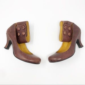 Jeffery Campbell Brown Ankle Strap Heels